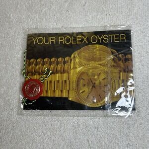 Vintage Rolex Collectible 1994 "Your Rolex Oyster Booklet" With Tag ENG